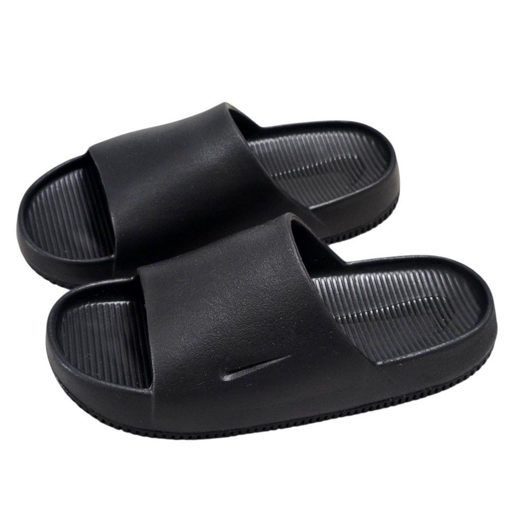 Nike Calm Slides Black Anthracite Mens 6 Womens 7 Sandals DX4816-001